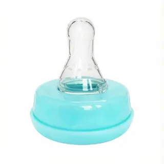 Blue Baby Bottle Nipples 20-Pack – Universal Fit, BPA-Free, Anti-Colic Design, Infants, and Toddlers (20 Count, Pack of 1, Cross-Cut Fast Flow)